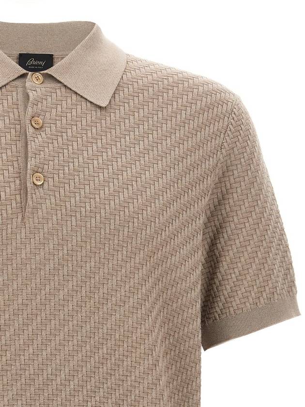 Brioni Knitted Polo Shirt - BRIONI - BALAAN 3