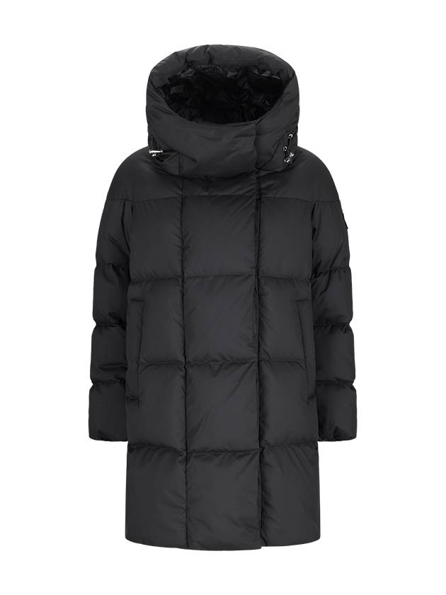 LONG DOWN JACKET WITH HOOD - ADD - BALAAN 1