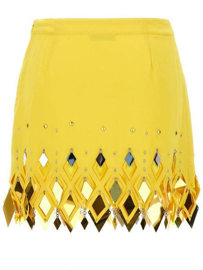 Paco Rabanne Diamond-Hued Sequin Skirt - PACO RABANNE - BALAAN 2