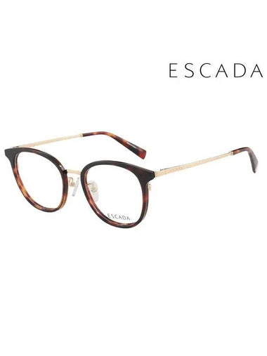 Glasses Frame VES A44F 0G21 Round Metal Men Women - ESCADA - BALAAN 1