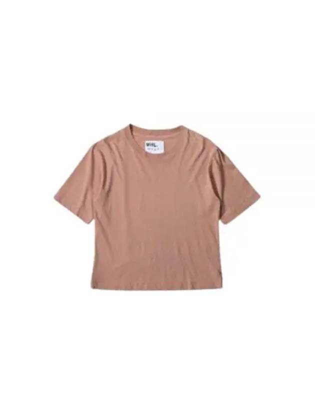MHL SIMPLE TSHIRT PALE PINK WHSP0104S24EDR PPK t shirt - MARGARET HOWELL - BALAAN 1