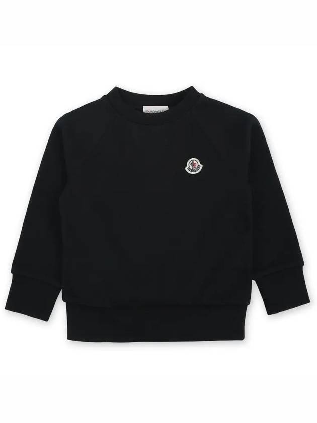 Kids Lettering Wapen Logo Sweatshirt Black 8G00002 899PS 999 - MONCLER - BALAAN 1