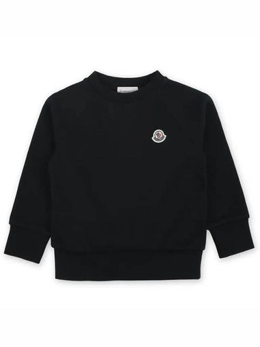 Kids Lettering Wapen Logo Sweatshirt Black 8G00002 899PS 999 - MONCLER - BALAAN 1