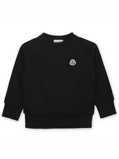 Kids Lettering Wapen Logo Sweatshirt Black 8G00002 899PS 999 - MONCLER - BALAAN 2