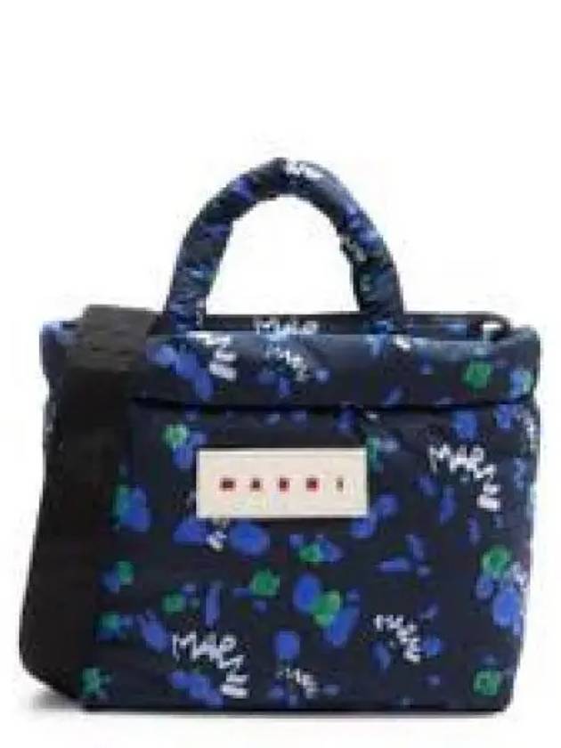 Nylon Tote Bag Ink - MARNI - BALAAN 1