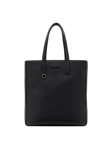 Logo Tote Bag Black - SALVATORE FERRAGAMO - BALAAN 1