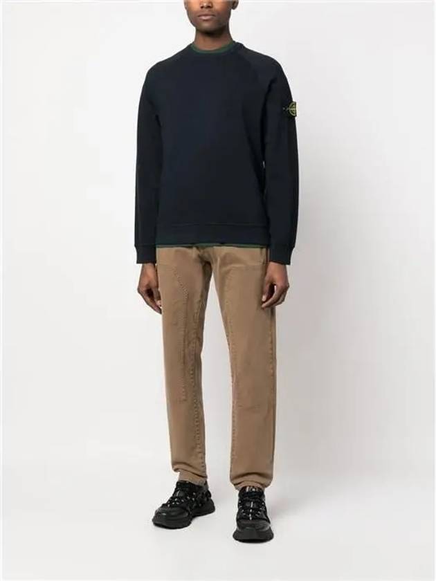 OLD Treatment Wappen Patch Crew Neck Sweatshirt Navy - STONE ISLAND - BALAAN 3