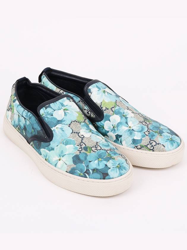 Canvas Blue Bloom Men s Sneakers 546152 - GUCCI - BALAAN 4