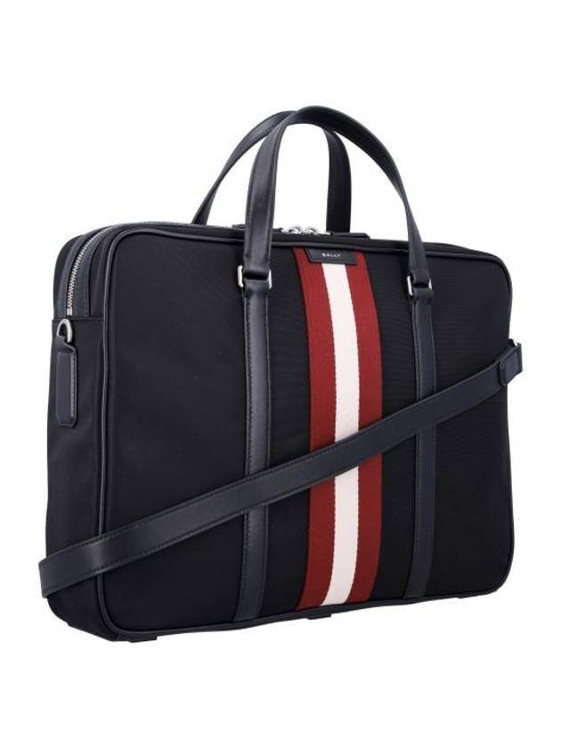 Logo Patch Brief Case Black - BALLY - BALAAN 3