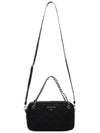 Nylon Quilted Tessuto Mini Shoulder Bag Black - PRADA - BALAAN 10