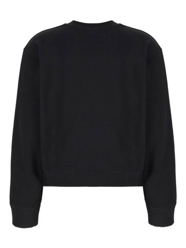 Embroidered Logo Sweatshirt Black - TORY BURCH - BALAAN 3