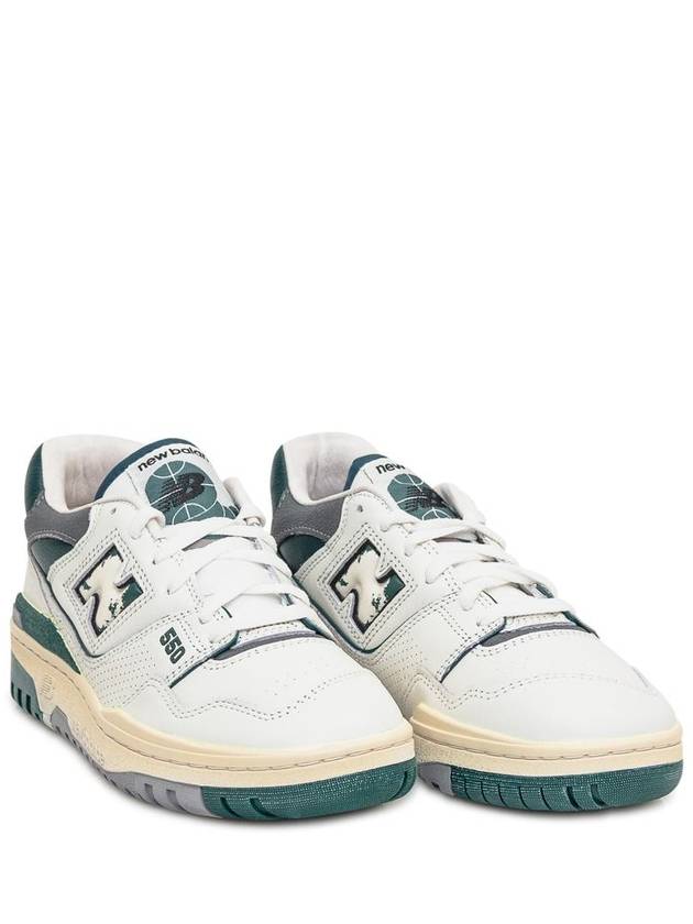 550 Low-Top Sneakers White Green - NEW BALANCE - BALAAN 3