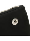 Triangle Logo Double Clutch Black - PRADA - BALAAN 8