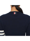 Women's 4 Bar Classic Cashmere Pullover Knit Top Navy - THOM BROWNE - BALAAN 7