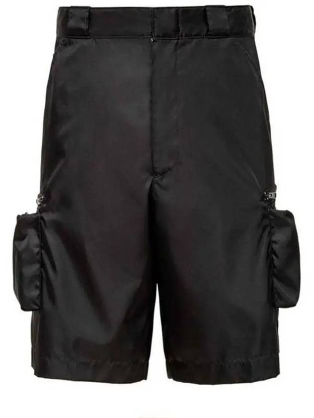 Re-Nylon Bermudas Shorts Black - PRADA - BALAAN 2