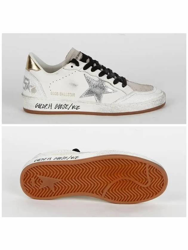 Ballstar Gold Top Low Top Sneakers White - GOLDEN GOOSE - BALAAN 4