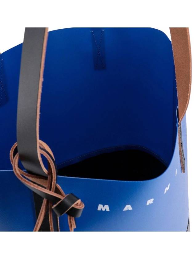 Tribeca Shopping Tote Bag Blue Black - MARNI - BALAAN 4