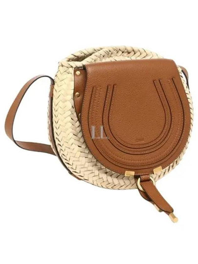 Marcie Raffia Leather Cross Bag Tan - CHLOE - BALAAN 2