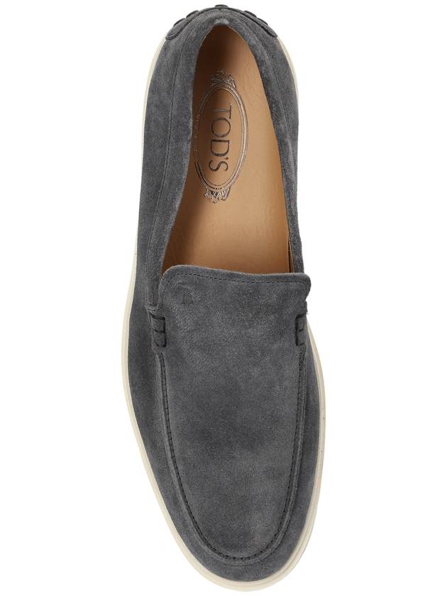 Tod’s Suede Loafers Shoes, Men's, Grey - TOD'S - BALAAN 6