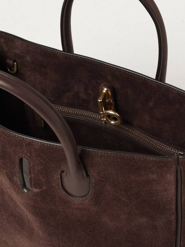 Rocking Horse Small Tote Bag Dark Brown - BURBERRY - BALAAN 6