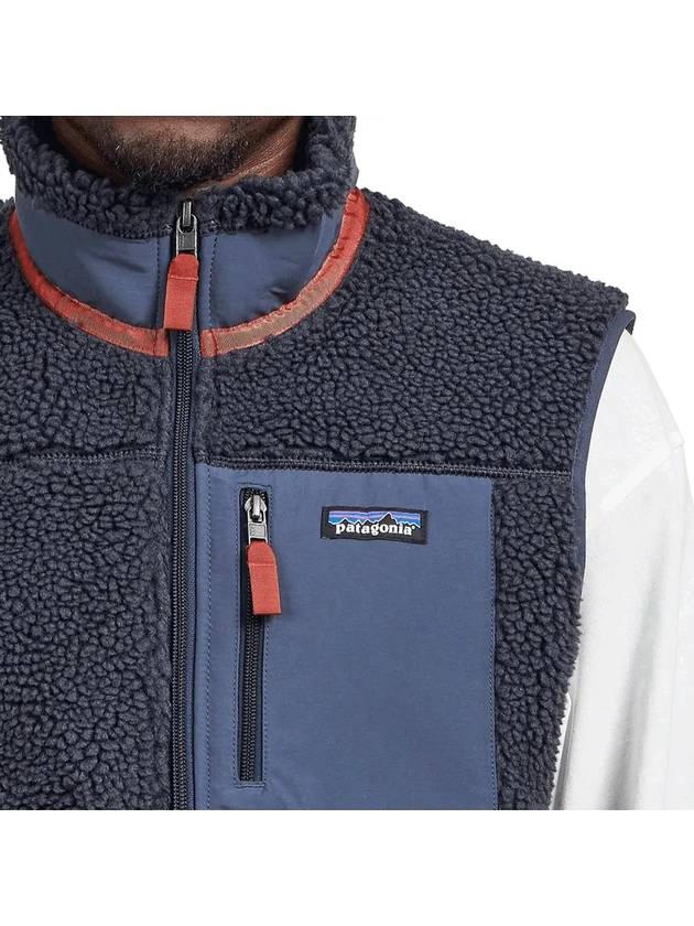 Classic Retro-X Fleece Vest Smolder Blue - PATAGONIA - BALAAN 5