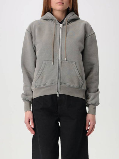 Mischief Old Dye Hefty Fleece Zip-Up Hoodie Grey - OUR LEGACY - BALAAN 2