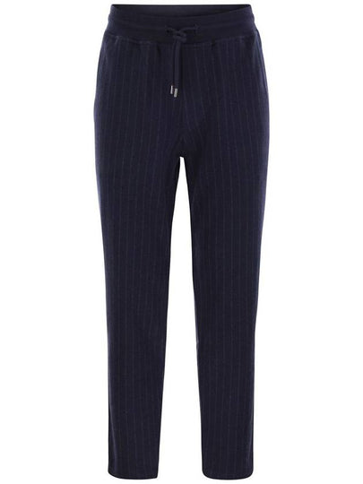 Striped Track Pants Blue - BRUNELLO CUCINELLI - BALAAN 2