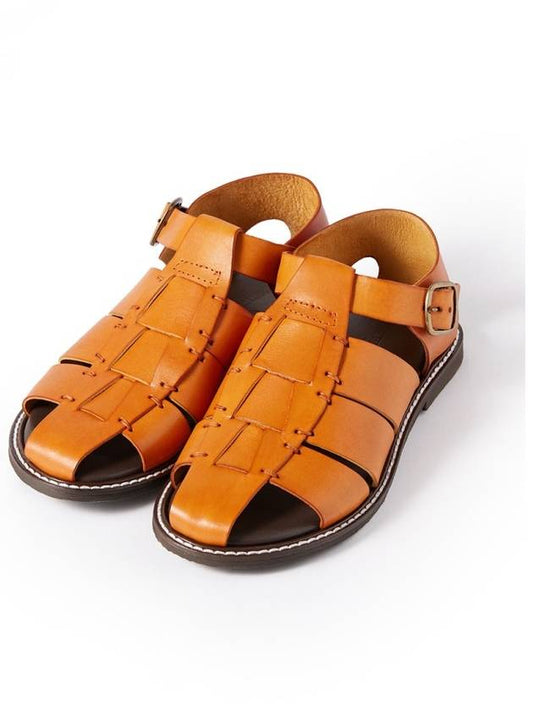 Women's Fisherman Sandals Roma Arancio - ANTICHI ROMANI - BALAAN 2