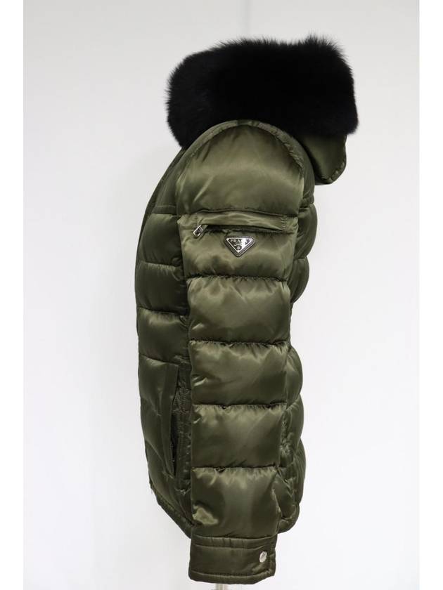 Women s fur hood down padding - PRADA - BALAAN 3