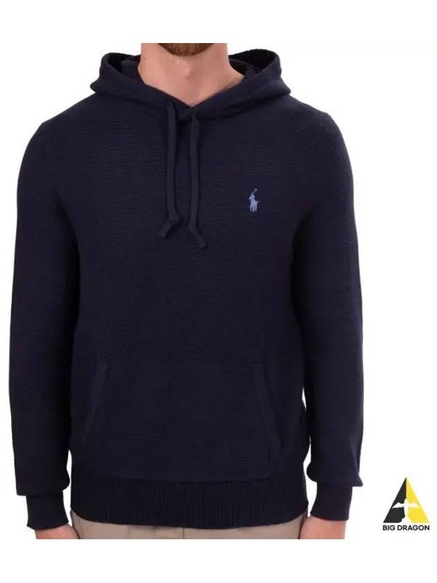 Pony Embroidered Logo Hoodie Navy - POLO RALPH LAUREN - BALAAN 2