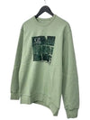 Men's Graphic Print Long Sleeve Sweatshirt Green - CP COMPANY - BALAAN 4