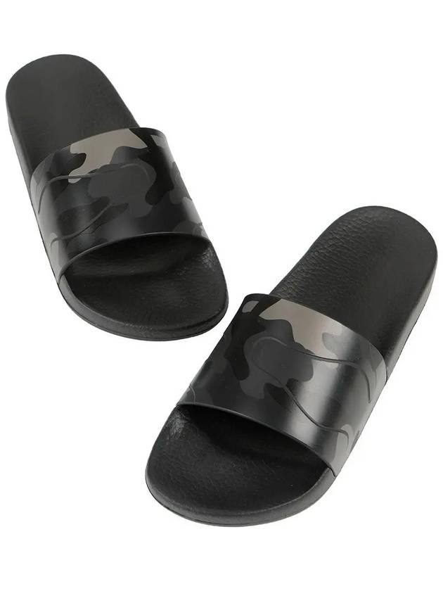 Camouflage Slippers Black - VALENTINO - BALAAN 4