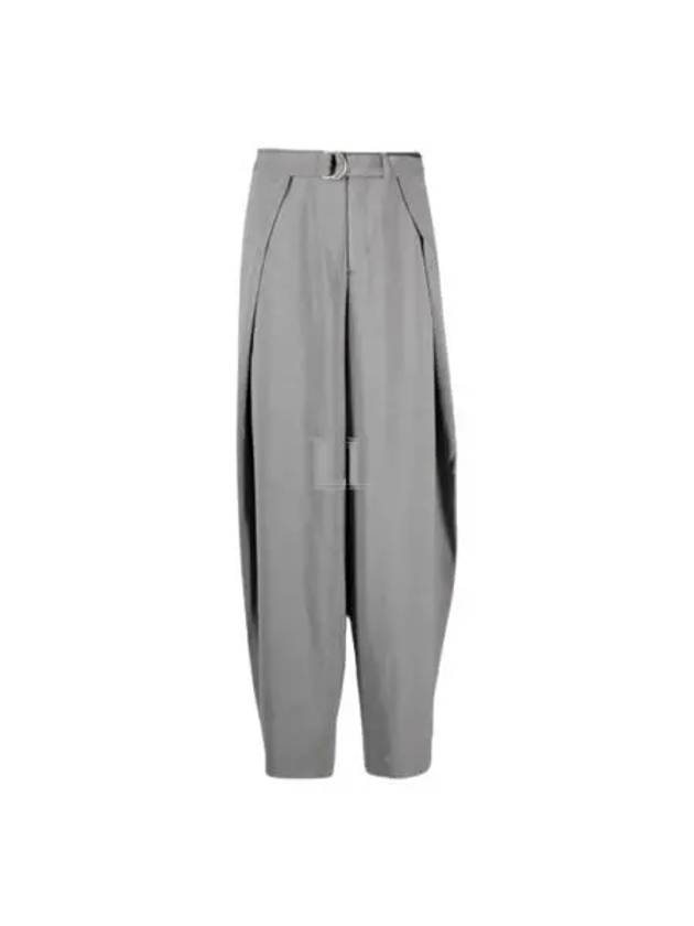 Band Pintuck Wide Pants Mineral Grey - AMI - BALAAN 2