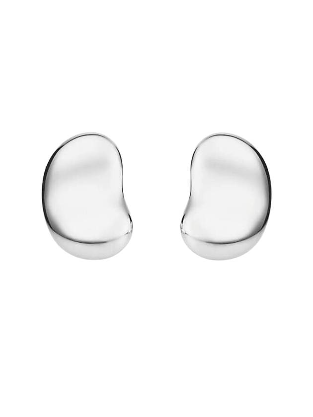 Elsa Peretti Bean Design Earrings Silver - TIFFANY & CO. - BALAAN 1