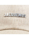 Logo Ball Cap Light Grey - JACQUEMUS - BALAAN 5