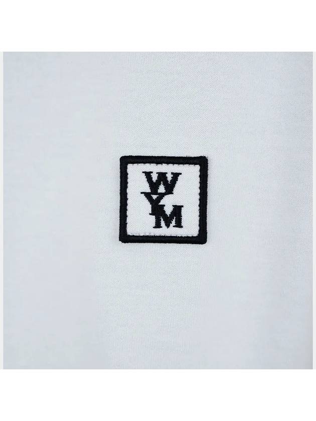 Men's Back Logo Long Sleeve T-Shirt White W241TS17717W - WOOYOUNGMI - BALAAN 4