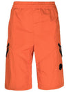 Chrome R Multi-Pocket Bermuda Shorts Orange - CP COMPANY - BALAAN 1