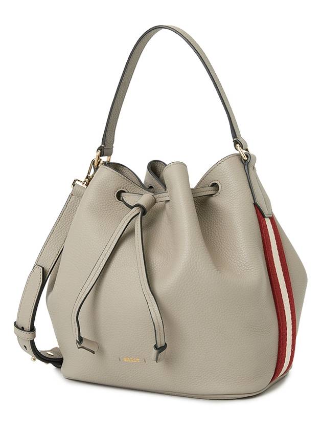 Blyss Leather Bucket Bag Grey - BALLY - BALAAN 2