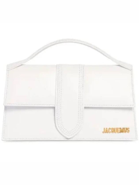 Le Grand Bambino Leather Tote Bag White - JACQUEMUS - BALAAN 2