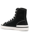 Women's Benkeenh High Top Sneakers Black - ISABEL MARANT - BALAAN 4