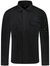 Gabardine Long Sleeve Shirt Black - CP COMPANY - BALAAN 2