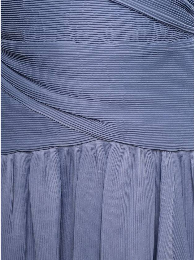 Light-Blue Pleated Mini Dress In Chiffon Woman - ZIMMERMANN - BALAAN 3