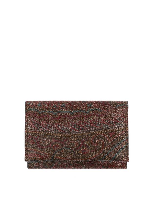 Women’s Paisley Card Wallet Brown - ETRO - BALAAN 2