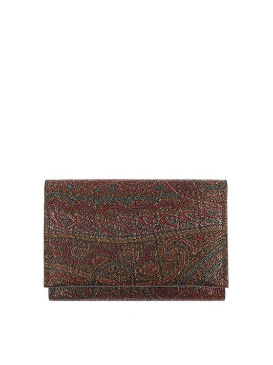 Women’s Paisley Card Wallet Brown - ETRO - BALAAN 2