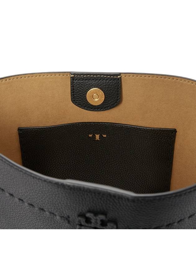 McGraw Logo Bucket Bag Black - TORY BURCH - BALAAN 11