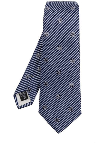 Giorgio Armani Silk Tie, Men's, Navy Blue - GIORGIO ARMANI - BALAAN 1