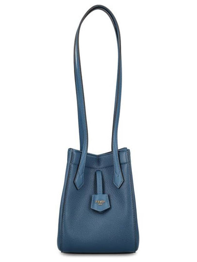 Origami Mini Bucket Bag Blue - FENDI - BALAAN 2