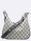 699409 Navy GG Supreme Canvas Attache Small Shoulder Bag and Crossbody - GUCCI - BALAAN 2