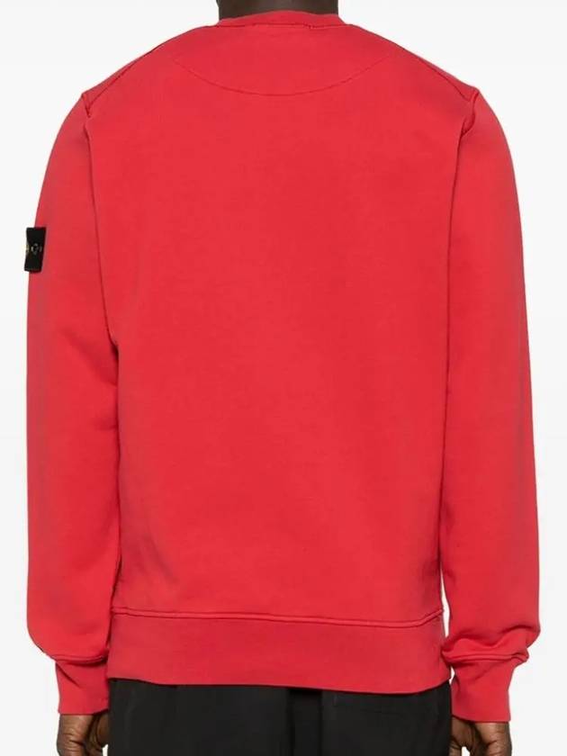 Wappen Patch Garment Dyed Sweatshirt red - STONE ISLAND - BALAAN 4