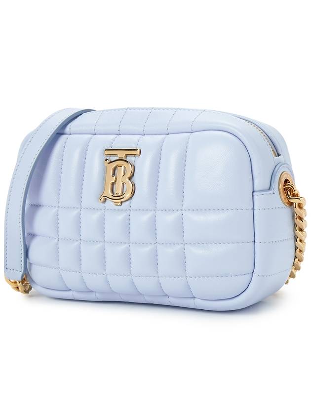 Quilted Mini Lola Camera Cross Bag Light Blue - BURBERRY - BALAAN 3